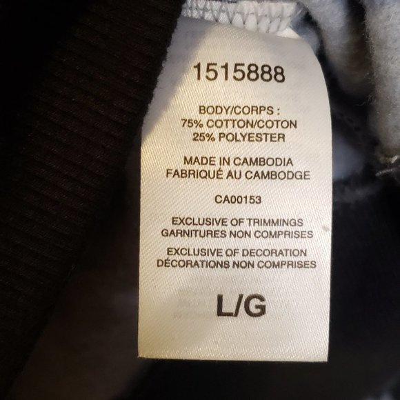 Champion Women's Navy Grey Tie-Dye Hooded Sweatshirt - Size: Large - Picture 5 of 12